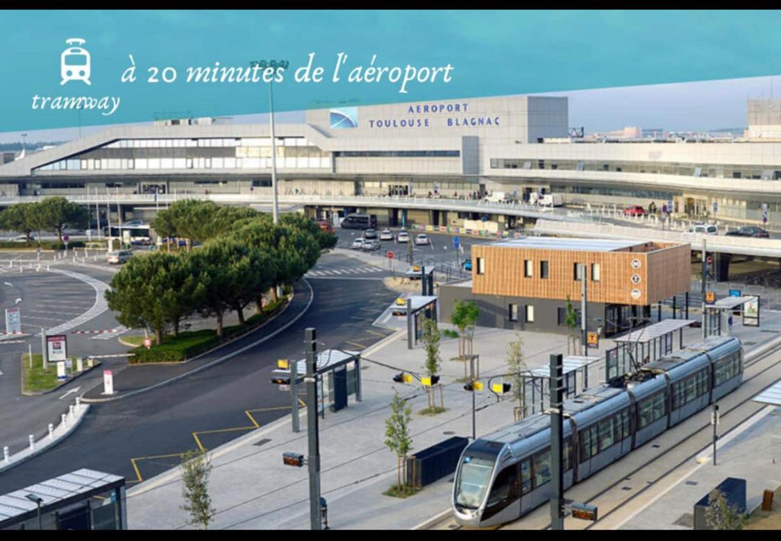 L Oasis Studio Proche Hopital Et Aeroport Piscine Parking &Netflix Toulouse Exteriör bild